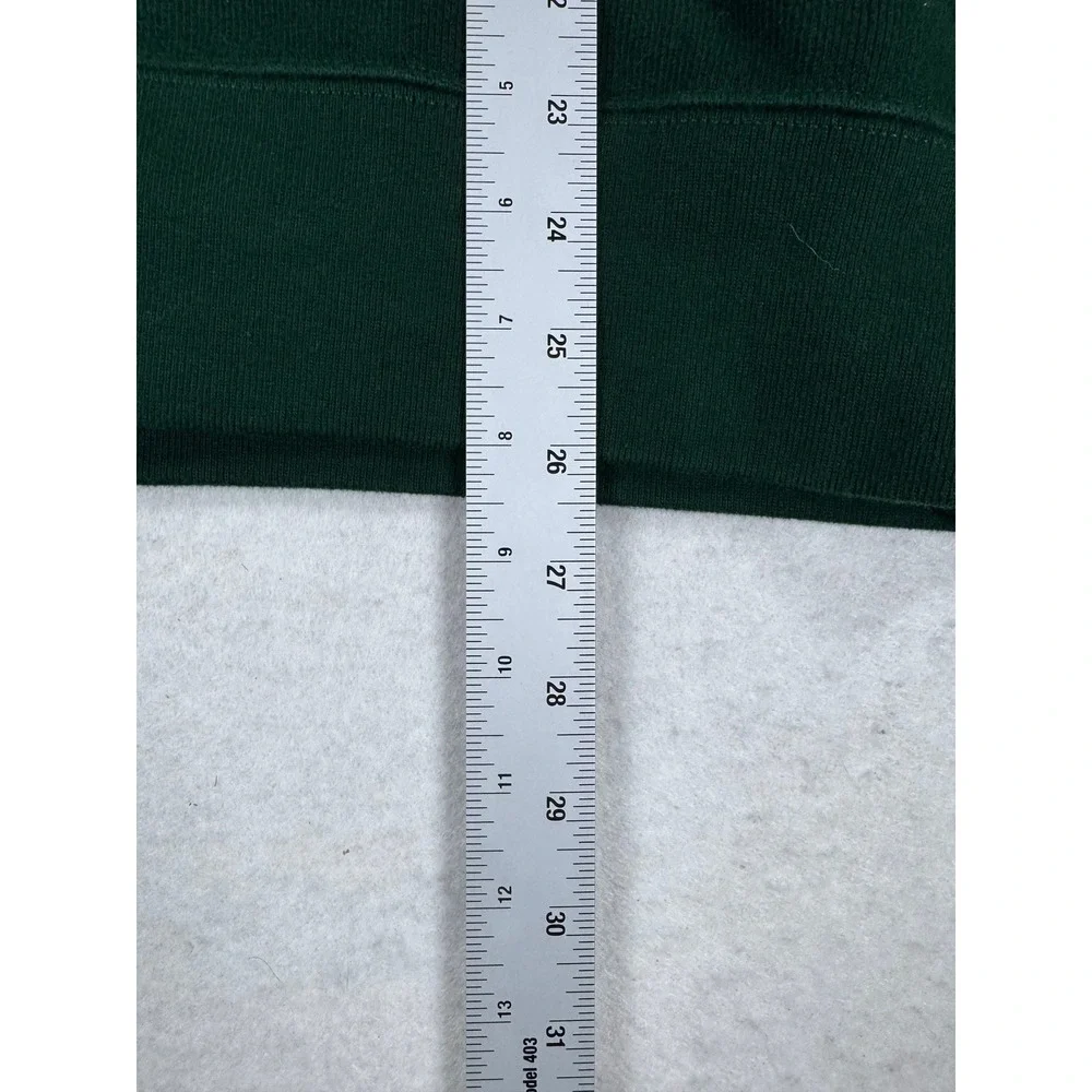 Polo Ralph Lauren VTG Shawl Collar Sweatshirt Mens XL Green‎ Orange Pony Cotton